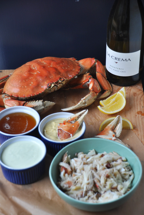 fresh-dungeness-crab-with-three-dipping-sauces