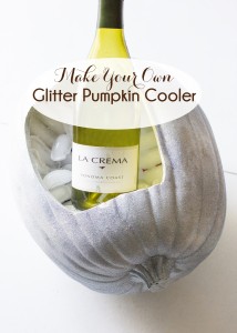 DIY Halloween Pumpkin Wine Cooler