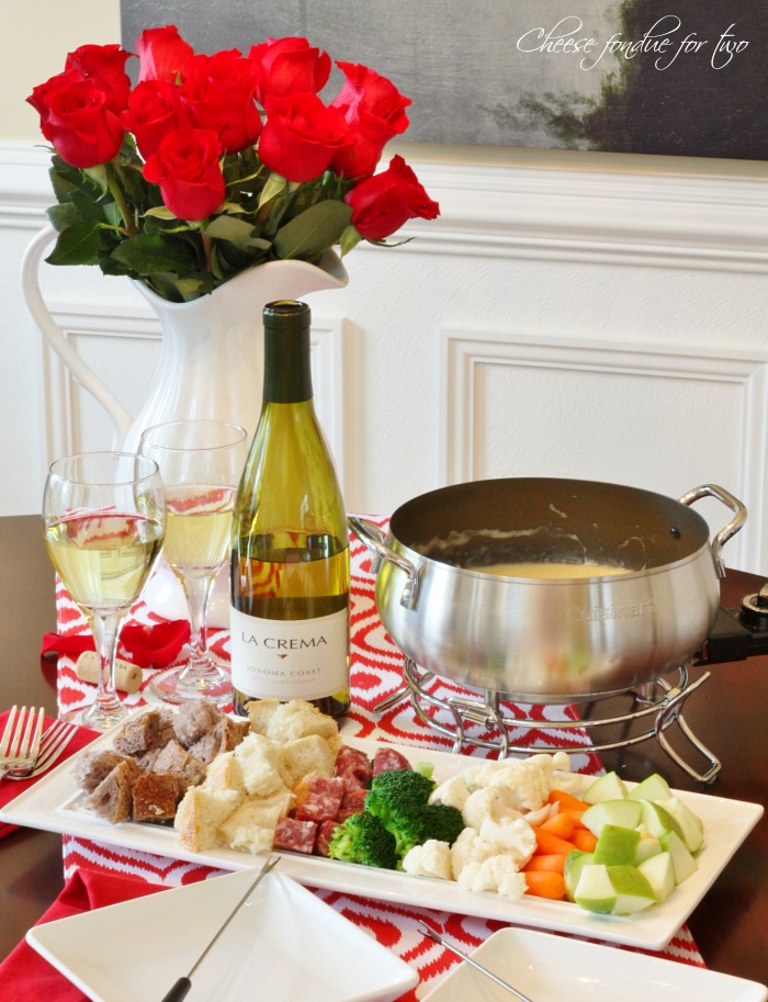 Easy Cheese Fondue for Two (the Best At Home Date Night!)