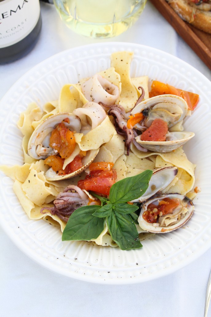 Italian Seafood Dinner: Seafood Pasta