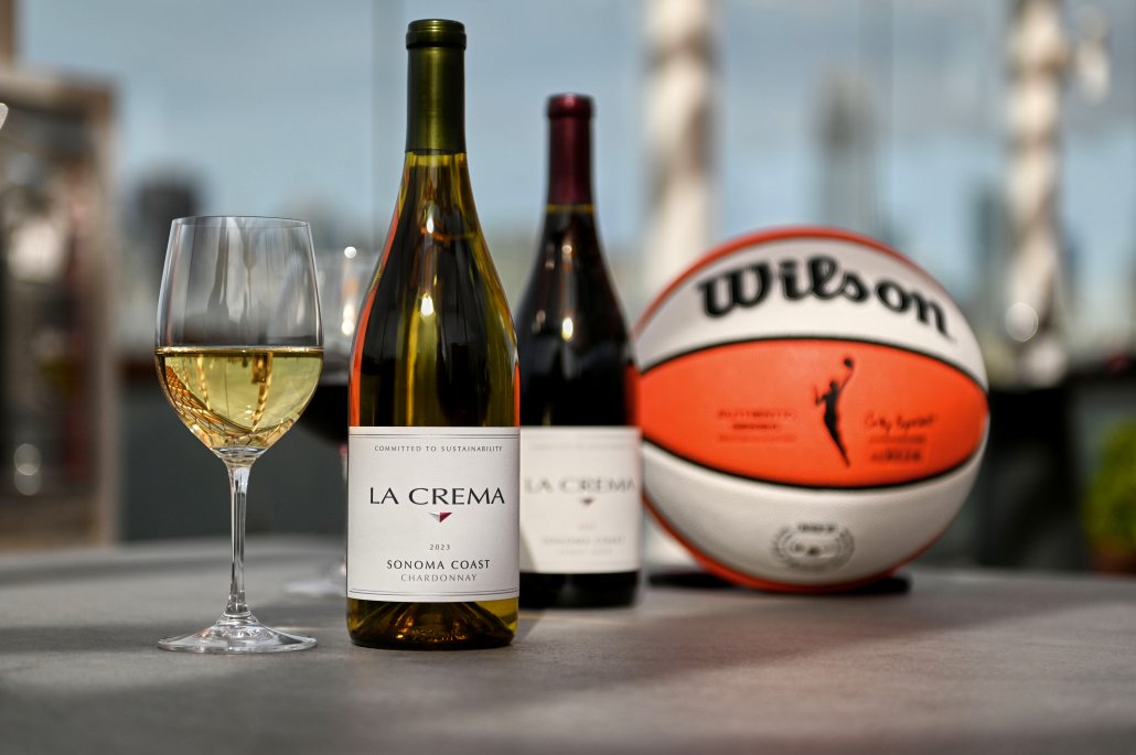 La Crema Wine with WNBA Basketball