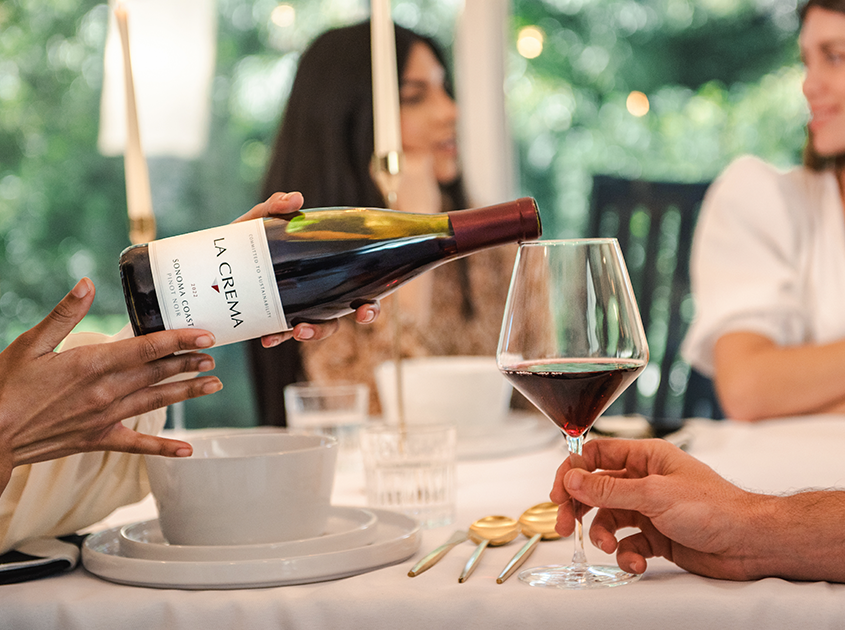 Pinot Noir Holiday Table with Prime Rib